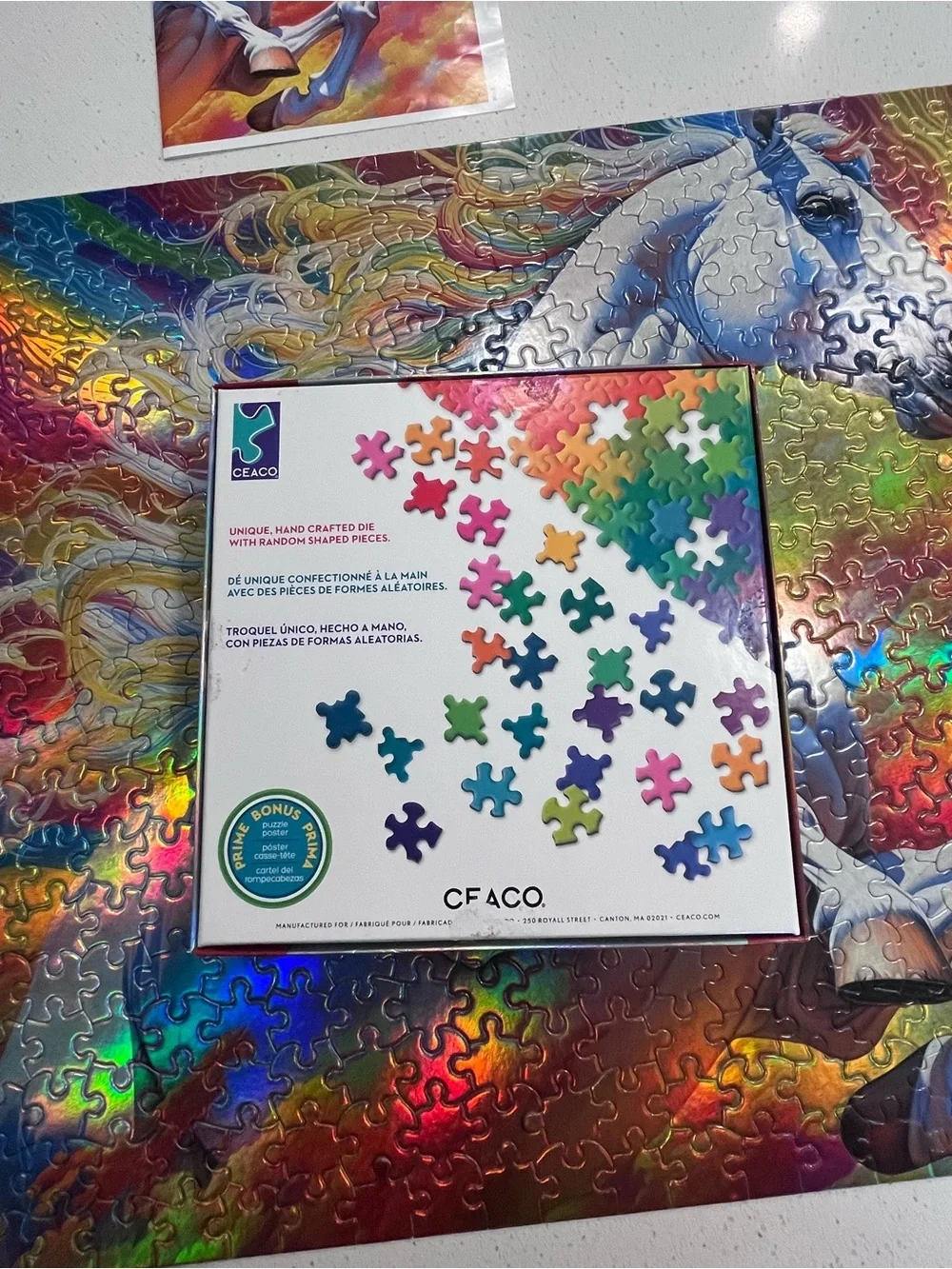 Spirit of Rainbow eqqus Horse Foil Puzzle